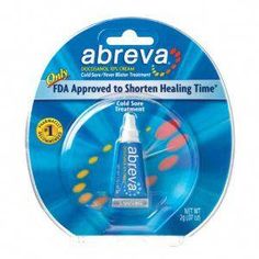 Abreva is an ointment that contains an active ingredient called Docosanol. This medication is approved by the FDA as a safe treatment for cold sores. As a cold sore is a type of viral infection, it requires an antiviral drug Fever Blister, Cold Sores, Strep Throat, Canker Sore, Cold Sores Remedies, Cold Sore, Pregnancy Journey, Effective Skin Care Products, Gift Card Giveaway