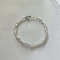 Freshwater pearl stretchy bracelet 

Made with durable elastic 

Handmade with love

#steel #pearl #stainless #silver #jewelry Stretchy Bracelets, Handmade With Love, Bracelet Making, Fresh Water, Women's Jewelry, Freshwater Pearls, Silver Jewelry, With Love, Women Jewelry