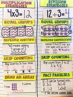 two sheets of paper with different types of numbers and fractions written on each sheet