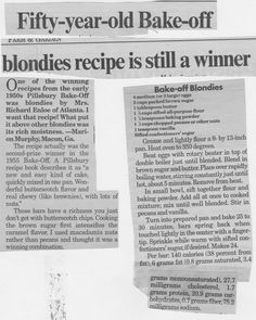 newspaper clippings showing the recipe for baked goods, including breadcrumbs