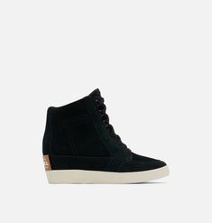 Designed for all-day, lifted comfort that stands out in a crowd. Sorel Wedge, Sorel Wedges, Sorel Out N About, Sporty Aesthetic, Wedge Bootie, Light Rain, Sorel Womens, Black Sea, Womens Wedges