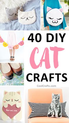 40 diy cat crafts that are easy to make and fun for the whole family