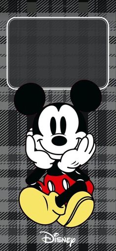 the mickey mouse phone case is shown