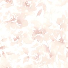 a white and pink floral wallpaper with lots of flowers