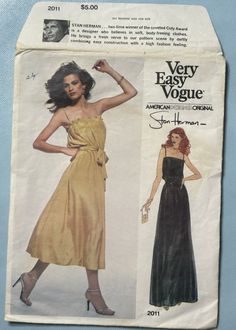 an image of a woman in a dress on the cover of a sewing pattern book