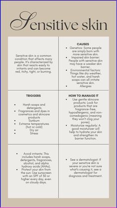 Sensitive skin is one of the most difficult skin types to manage. Save this for later 🫰🏼 Hope it helps #skin #skincare #skintype #skincarecommunity #tips #skinhealth #sensitive #explore #explorepage Skincare Tips For Sensitive Skin, Skincare For Dry Sensitive Skin, Skin Physiology, Face Skin Routine, Dry Skin Tips, Dry Skin Diy, Sensitive Skin Care Routine, Aesthetic Nurse, Cosmetic Injectables