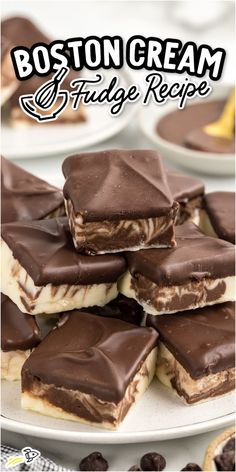 Boston Cream Fudge combines creamy white chocolate and rich cocoa layers, creating a delicious dessert in just a few hours. So simple to make, this fudge is a the perfect, creamy, no-bake treat!