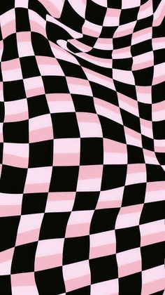 a black and pink checkered pattern is shown in this image, it appears to be an optical illusion