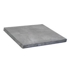 a square concrete block on a white background