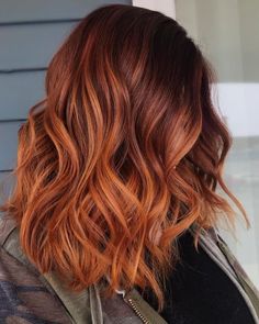 Winter Hair Colors, Amber Hair, Rambut Brunette, Luxy Hair, Red Highlights