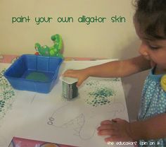 Reptile Activities, Reptiles Preschool, A Is For Alligator, Zoo Phonics, Toddler Curriculum, Skin Paint, Pond Life