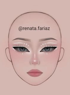 Skincare Headband, Face Charts, Makeup Face Charts, Fun Makeup, Apply Makeup, Pinterest Makeup