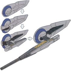 an image of a sci - fi ship cut out and labeled with parts labelled in