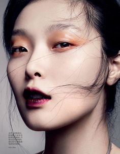 Sung Hee by Marcus Ohlsson for Vogue China October 2013 Orange Editorial, China Beauty, Photo Retouching Services, Vogue China, Braut Make-up, Beauty Shoot, Beauty Shots, Photo Retouching