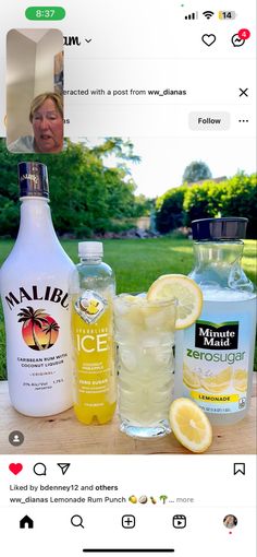 Mexico Drinks, Low Calorie Alcoholic Drinks, Ball Food, Camping Drinks, Summer Lemonade, Mix Drinks