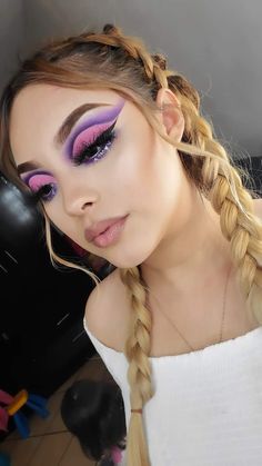 Maquillaje Full Color, Neon Makeup, Makeup Challenges, Valentines Makeup