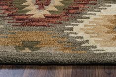 Rizzy Southwest SU8152 Area Rug Santa Fe Decor Southwest Style, Southwest Living Room Decor, Southwest Living, Southwest Rugs, Tan Rug, Southwestern Area Rugs, Southwestern Design, Loloi Rugs, Rustic Colors