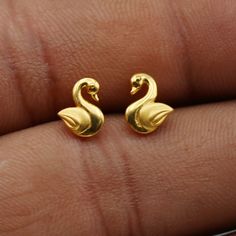 Daily Use Rings Gold, 1gram Gold Earrings, Small Gold Earrings Indian, Simple Gold Earrings For Daily Use, Small Gold Earrings Designs, 1 Gram Gold Earrings, Gold Earrings Designs For Daily Use, Daily Use Gold Earrings Indian, Gold Studs Earrings Indian