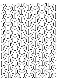 a black and white geometric pattern