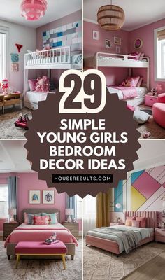 #bedroom #bedroomideas #classicbedroom #masterbedroom #naturalbedroom #modernbedroom #beingbedroom #bedroominterior #bedroomdesign #cozybedroom #elegantbedroom #warmbedroom #bedroomdecor #christmasroom #kid'sbedroom Youth Girls Bedroom Ideas, Preteen Girl Room Decorating Ideas, Room Ideas For Girls 9-10, Girls Room 8-10, Teen Girl Paint Bedroom, Daughters Room Design, Big Girl Room Makeover, Girls Bedroom Ideas For Small Rooms, Older Girls Bedroom Ideas