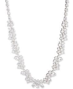 in stock Givenchy Jewelry, Crystal White, Silver Crystal, Crystal Cluster, Fashion Jewelry Necklaces, Dillard's, Color Crystal, Collar Necklace, Free Jewelry