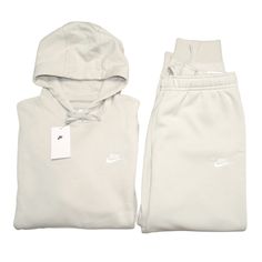 Attributes: Nike Club Men's Fleece Sweatsuit 2 Pc Tracksuit Matching Bone Beige Tan Nwt Sizes: 2xlt, 3xl, 3xlt, 4xl, 4xlt 100% Authentic Manufacturer Description: Get Back To Your Style Roots With Nike’s Classic Club Hoodie And Joggers. Brushed Fleece Keeps You Warm And Comfortable, And Ribbed Cuffs Let You Show Off Your Favorite Shoes. Spacious Hood Is Lined For Comfort. Kangaroo Pocket For Small-Item Storage. Nike Standard Fit Pullover Design Stretch-Ribbed Cuffs And Hem Taper Leg Nike Logo El Nike Sweat Suit, Style Roots, Hoodie And Joggers, Nike Sweats, Small Item Storage, Sweat Set, Sweatpants Set, Bone White, Mens Fleece