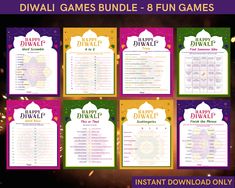 diwali games bundle 8 fun games