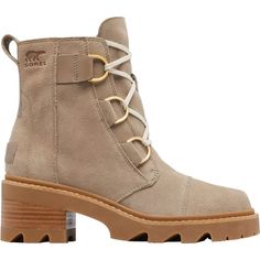 SOREL Joan Now Lace Boot - Women's - Footwear Casual Boots Womens, Winter Wishlist, Lace Up Boots Women, Womens Casual Boots, Boots Beige, Sorel Joan, Tight Sweater, Cycling Fashion, Sorel Womens