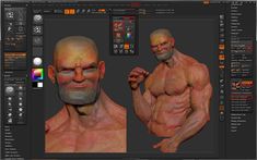 General Anatomy, Zbrush Tips, Skin Painting, Skin Anatomy, 3d Anatomy, Stylized Character, Sculpting Tutorials, 3d Sculpting, Skin Paint