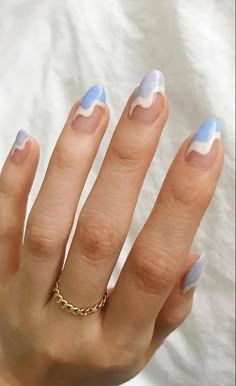 Oval Nails Designs, Oval Shaped Nails, Summer Acrylic Nails