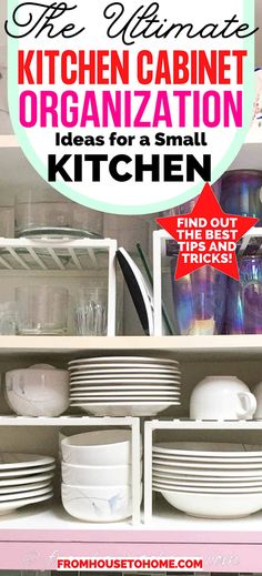 21 Kitchen Cabinet Organization Ideas For A Small Kitchen How To Organize A Kitchen, How To Organize Your Kitchen, Organize Cabinets, Organize Room, Organize House, Organize Kitchen Cabinets, Kitchen Accessories Ideas, Peter Walsh, Villa Ideas