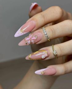 Unique Acrylic Nails, Pink Acrylic Nails, Pretty Acrylic Nails, Nails Short, Nail Arts