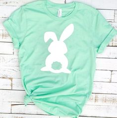 Easter Shirt Ideas, Easter Tee Shirt, Elephant Park, Bunny Stuff, Bunny Graphic, Vinyl Svg, Easter Shirts, Cricut Shirts, Easter Hunt