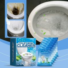 the toilet bowl is clean and ready to be used as a cleaning solution for your bathroom