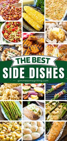 the best side dish recipes for dinner, vegetable side dishes Best Grill Out Sides, Smoked Turkey Dinner Side Dishes, Side Items For Dinner, Country Side Dishes, Smoker Side Dish, Smoker Sides Dishes, List Of Side Dishes, Easy Mexican Street Corn, Wedding Dishes