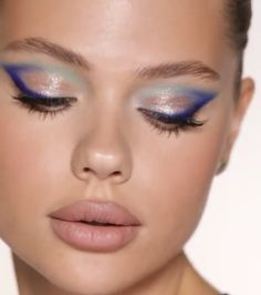 Blue Editorial, Makeup 2024, Magical Makeup, Formal Makeup, Glamorous Makeup