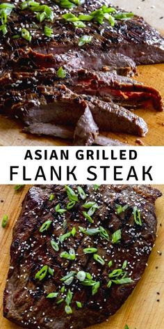 Asian Flank Steak, Tender Flank Steak, Flank Steak Recipe, Asian Steak, Beef Flank