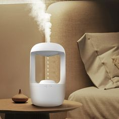 Water Droplet Humidifier Bedroom Office Desktop Smog Visible USB Humidifier,Home Bedroom Office Desktop USB Aroma Diffuser Feature: Quantity: 1Pcs Material: Acrylonitrile Butadiene Styrene Color: White Product size: 22.5x13x13cm/8.86x5.12x5.12in Packing size: 14x14x24cm/5.46x5.46x9.45in Net weight: 397g/0.88lb Gross weight: 515g/1.14lb Operating temperature: 0-40 C Water tank capacity: 500ml Working hours: 8 hours scheduled Descrition: atmosphere humidifierWater drop reflux black technologyatomi Humidifier Aesthetic, Reed Diffuser Sticks, Room Humidifier, Home Bedroom Office, Diffuser Sticks, Aroma Essential Oil, Water Mist, Cool Mist Humidifier, Room Stuff