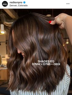 Blonde And Caramel Highlights, Blonde And Caramel, Caramel Highlight, Hair Refresh, Soft Balayage, Redken Hair Color, Dark Brunette Hair, Rich Brunette, Redken Hair Products