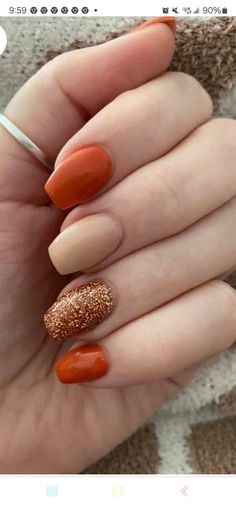 Nail Goals, Fall Gel Nails, Cute Nails For Fall, Pretty Nail Art Designs, Thanksgiving Nails, Shellac Nails, I Love Nails, Dipped Nails, Gel Nail Designs