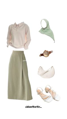 Hijab style ootd Hijab Fashion Summer, Fashion Capsule Wardrobe, Muslim Fashion Outfits