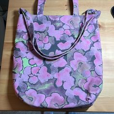 Bp Nordstrom Tote, Adjustable Shoulder Strap, Great Condition Never Used, Snap Closure, Pink & Purple Flower Print. Flower Bag, Purple Flower, Flower Print, Womens Tote Bags, Purple Flowers, Flower Prints, Snap Closure, Pink Purple, Pink Flowers