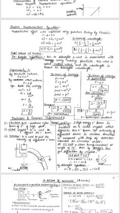 some diagrams are shown on the paper with numbers and symbols written in white inks