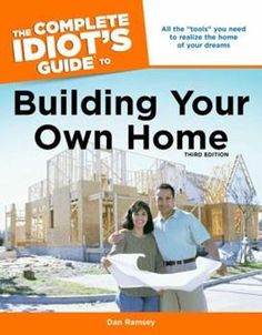 This used book is in Acceptable condition. The Complete Idiot's Guide to Building Your Own Home , Third Edition is a clear, concise, up-to-date blueprint on every aspect of the home building process. It answers all the major questions readers have about building a new home-and a few they may not have considered. This newly revised edition takes readers through every step of the home-building process, from figuring a budget to finding labour and materials to all aspects of home construction. By A Building Your Own Home, Log Cabin Ideas, Dream Guide, Home Building Tips, Build Your Own House, Hiding Places, Time Life, New Home Construction, Building A New Home