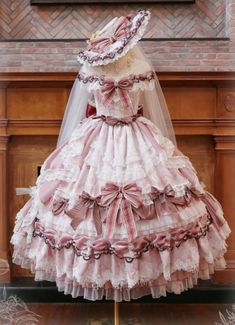 Elpress L -Tomorrow is Another Day- Vintage Classic Lolita Dress Bridal One Piece, Dresses Kawaii, Shopping Link, Lolita Outfits, Tomorrow Is Another Day, Flounce Skirt, Classic Lolita, Kawaii Fashion Outfits