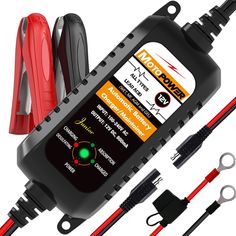 an image of car battery charger and tools