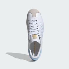 adidas Gazelle Argentina Shoes - White | Unisex Lifestyle | adidas US Adidas Gazelle Shoes, Gazelle Shoes, Striped Shoes, Adidas Gazelle, Shoes White, Adidas Online, Leather Upper, Online Shop, Stripes