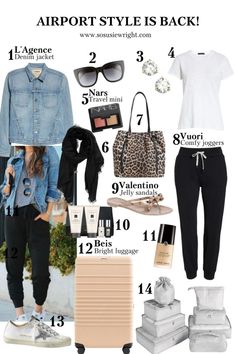 airport style, airport outfit comfy, airport outfit, airport outfit summer, airport aesthetic, airport outfit ideas, travel essentials, travel day outfit, travel outfit, so susie, womens fashion trend 2021, fashion blogger, blog, fashion over 50 Comfortable Travel Outfit, Airport Travel Outfits, Flight Outfit, Travel Attire, Comfy Travel Outfit, Airplane Outfits, Fashion Travel Outfit, Vacation Videos, Comfy Travel