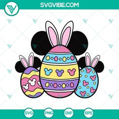 mickey mouse easter egg svg file