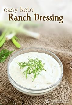 an image of ranch dressing in a glass bowl